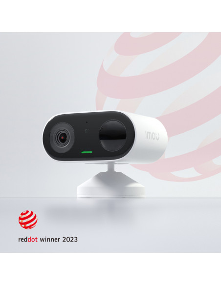 Imou Cell Go Kit - Telecamera a batteria da 3MP con Pannello Solare - Funzione VLOG per trasformarla in una Trap Cam.