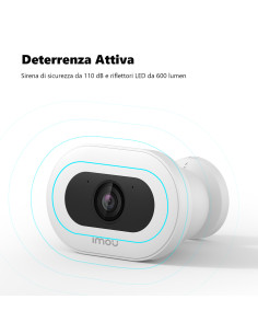 Imou Knight Telecamera 4K (8MP) Wi-Fi da esterno con sirena e faretto 2