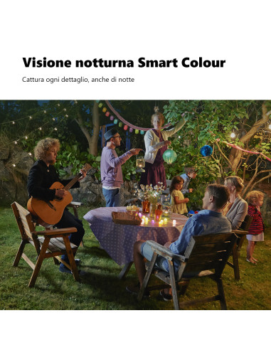 Imou Knight Telecamera 4K (8MP) Wi-Fi da esterno con sirena e faretto