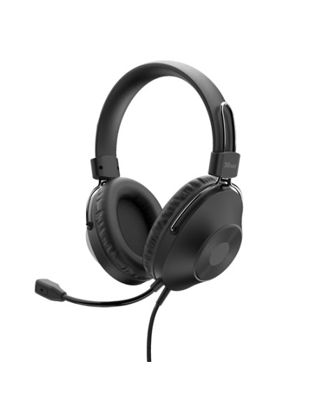 Trust Ozo Auricolare Cablato A Padiglione Musica e Chiamate USB tipo A Nero