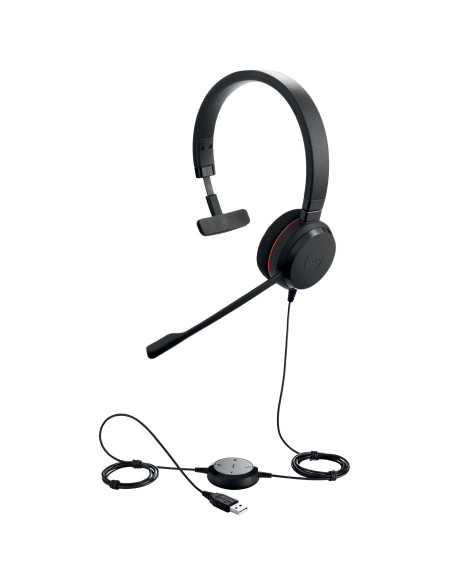 Jabra 4993-829-209 cuffia e auricolare Cablato A Padiglione Ufficio USB tipo A Nero