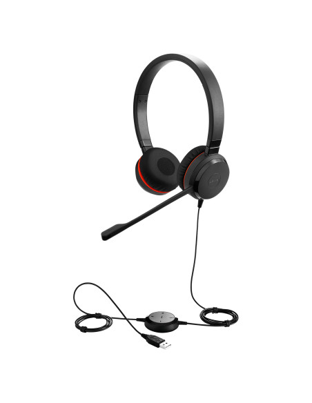 Jabra 4999-823-309 cuffia e auricolare Cablato A Padiglione Ufficio USB tipo A Bluetooth Nero