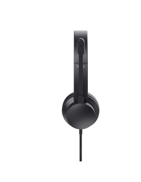Trust HS-200 Auricolare Cablato A Padiglione Ufficio USB tipo A Nero