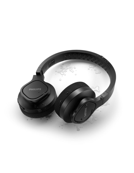 Philips TAA4216BK/00 cuffia e auricolare Con cavo e senza cavo A Padiglione Musica e Chiamate USB tipo-C Bluetooth Nero