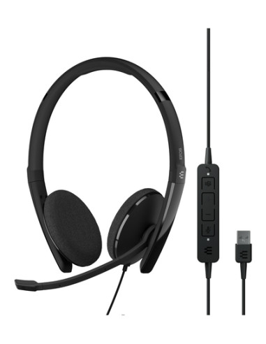EPOS ADAPT 160T USB II Auricolare Cablato A Padiglione Ufficio USB tipo A Nero
