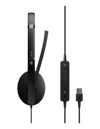 EPOS ADAPT 160T USB II Auricolare Cablato A Padiglione Ufficio USB tipo A Nero