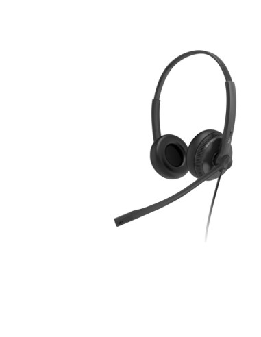 Yealink UH34 Dual Teams Auricolare Cablato A Padiglione Ufficio USB tipo A Nero