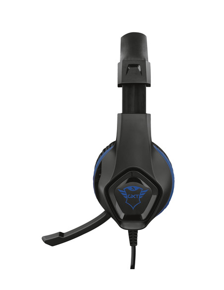 Trust GXT 404B Rana Auricolare Cablato A Padiglione Gaming Nero, Blu