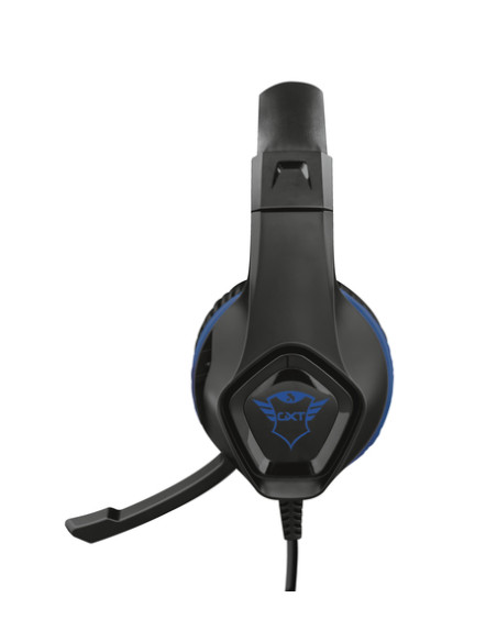 Trust GXT 404B Rana Auricolare Cablato A Padiglione Gaming Nero, Blu