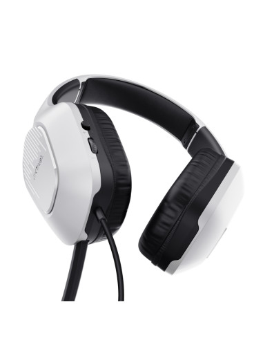 Trust GXT 415PS ZIROX Auricolare Cablato A Padiglione Gaming Nero, Bianco