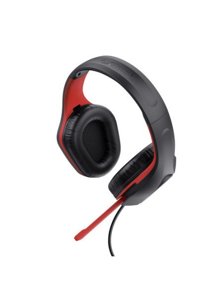 Trust GXT 415S ZIROX Auricolare Cablato A Padiglione Gaming Nero, Rosso