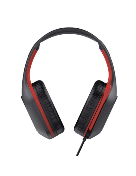 Trust GXT 415S ZIROX Auricolare Cablato A Padiglione Gaming Nero, Rosso
