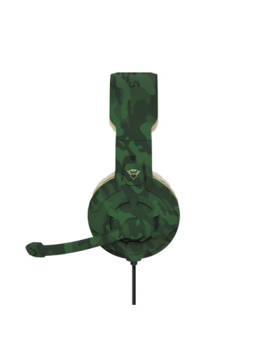 Trust GXT 411C Radius Auricolare Cablato A Padiglione Gaming Beige, Nero, Verde