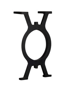 Gambe per Panca 2 pz a Forma di O in Ghisa