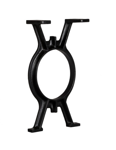 Gambe per Panca 2 pz a Forma di O in Ghisa