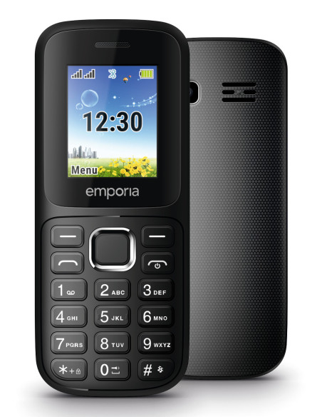 Emporia emporiaFN313 4,5 cm (1.77") 64 g Nero Telefono per anziani