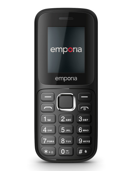 Emporia emporiaFN313 4,5 cm (1.77") 64 g Nero Telefono per anziani