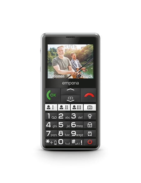 Emporia emporiaPURE-LTE 5,87 cm (2.31") 107 g Nero Telefono per anziani