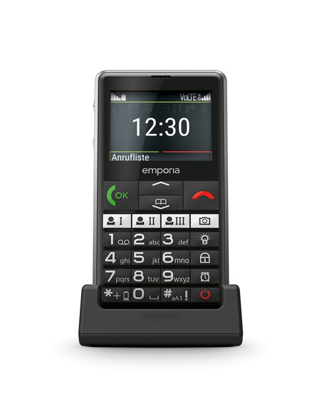 Emporia emporiaPURE-LTE 5,87 cm (2.31") 107 g Nero Telefono per anziani