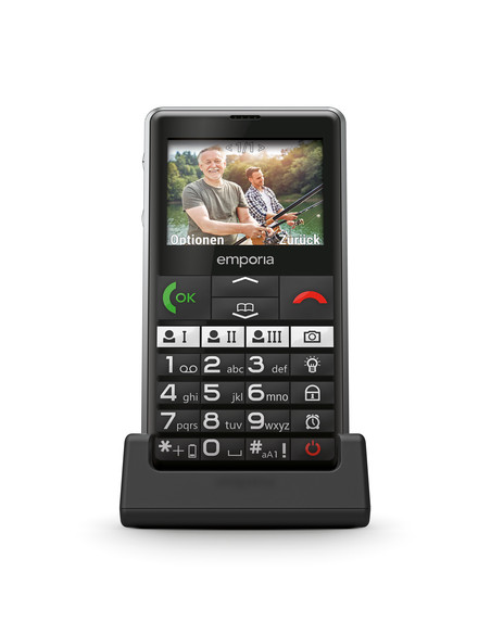 Emporia emporiaPURE-LTE 5,87 cm (2.31") 107 g Nero Telefono per anziani