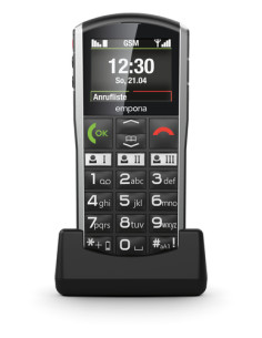 Emporia emporiaSIMPLICITY 5,08 cm (2") 90 g Nero, Argento Telefono per anziani 2