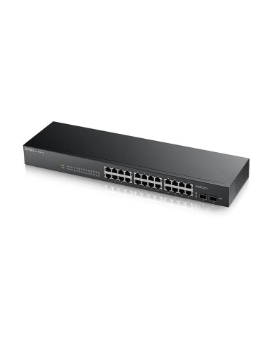 Zyxel GS-1900-24 v2 Gestito L2 Gigabit Ethernet (10/100/1000) 1U Nero