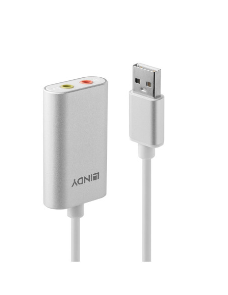 Lindy 42926 convertitore audio Argento, Bianco