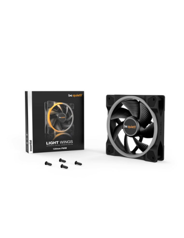 be quiet! Light Wings | 120mm PWM Case per computer Ventilatore 12 cm Nero 1 pz