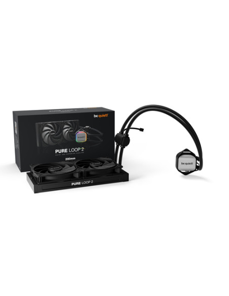 be quiet! Pure Loop 2 | 280mm Processore Raffreddatore di liquidi tutto in uno 14 cm Nero 1 pz