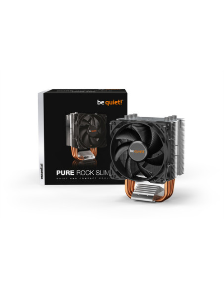 be quiet! PURE ROCK SLIM 2 Processore Refrigeratore 9,2 cm Argento 1 pz