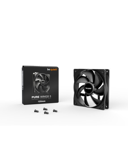 be quiet! Pure Wings 3 120mm Case per computer Ventilatore 12 cm Nero 1 pz