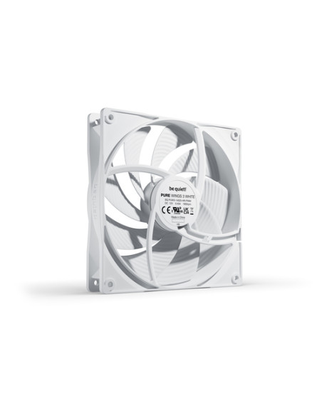 be quiet! Pure Wings 3 140mm PWM high-speed White Case per computer Ventilatore 14 cm Bianco 1 pz