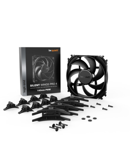 be quiet! SILENT WINGS PRO 4 | 140mm PWM Case per computer Ventilatore 14 cm Nero 1 pz