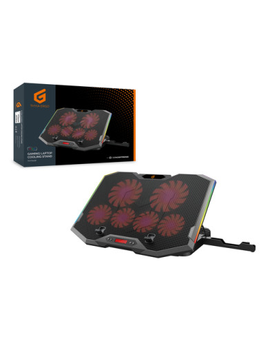 Conceptronic THYIA01B base di raffreddamento per laptop 43,2 cm (17") Grigio