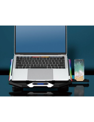 Conceptronic THYIA01B base di raffreddamento per laptop 43,2 cm (17") Grigio