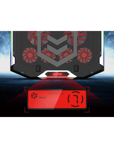 Conceptronic THYIA01B base di raffreddamento per laptop 43,2 cm (17") Grigio