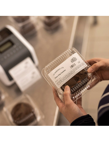 Brother TD-4550DNWB stampante per etichette (CD) Termica diretta 300 x 300 DPI 152 mm/s Con cavo e senza cavo Collegamento ether