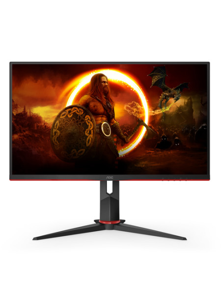 AOC 27G2SPU/BK Monitor PC 68,6 cm (27") 1920 x 1080 Pixel Full HD Nero, Rosso