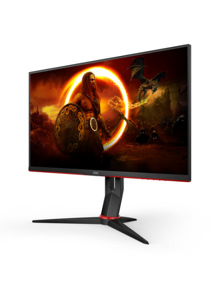AOC 27G2SPU/BK Monitor PC 68,6 cm (27") 1920 x 1080 Pixel Full HD Nero, Rosso