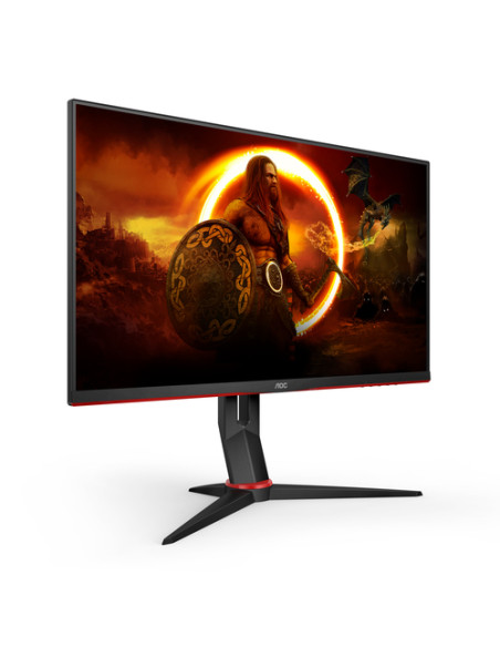 AOC 27G2SPU/BK Monitor PC 68,6 cm (27") 1920 x 1080 Pixel Full HD Nero, Rosso
