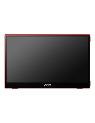 AOC 16G3 TV e monitor portatile Nero, Rosso 39,6 cm (15.6") TFT 1920 x 1080 Pixel