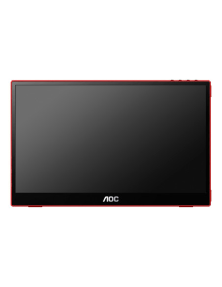 AOC 16G3 TV e monitor portatile Nero, Rosso 39,6 cm (15.6") TFT 1920 x 1080 Pixel