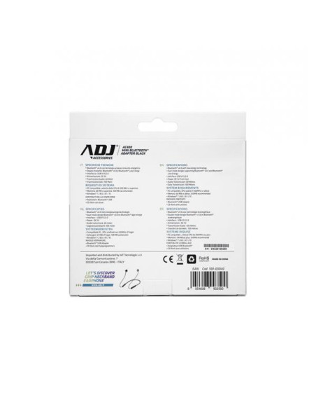 BLUETOOTH DONGLE MINI USB 4.0 BK AUDIO(60M) DATA(100M) ADJ