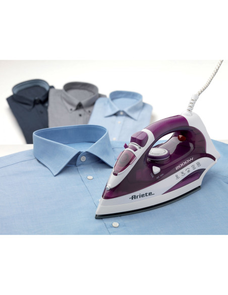 Ariete 6235 Steam Iron - Ferro da stiro con piastra in Ceramica - Vapore 25 gr/min - Colpo vapore 140 gr/min - vapore verticale 