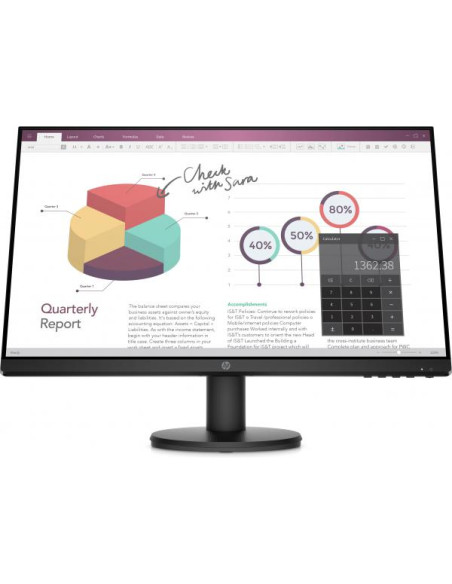 HP P24v G4 23.8 FHD IPS VGA HDMI Tilt 3y Monitor PC