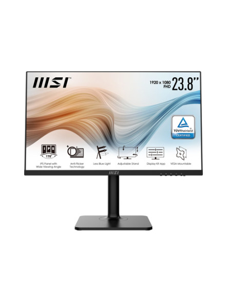 MSI Modern MD241P Monitor PC 60,5 cm (23.8") 1920 x 1080 Pixel Full HD LCD Nero