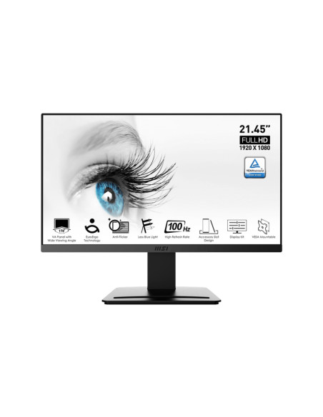 MSI Pro MP223 Monitor PC 54,5 cm (21.4") 1920 x 1080 Pixel Full HD LED Nero