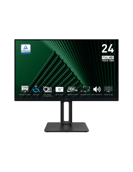 MSI Pro MP245PG Monitor PC 60,5 cm (23.8") 1920 x 1080 Pixel Full HD LCD Nero