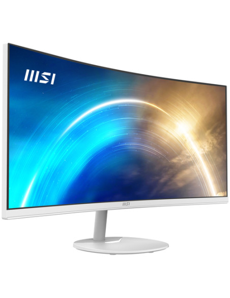 MSI Pro MP341CQW Monitor PC 86,4 cm (34") 3440 x 1440 Pixel UltraWide Quad HD Bianco