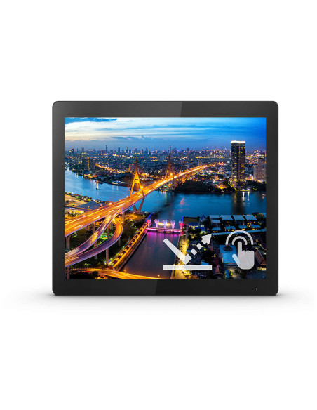 Philips B Line 172B1TFL/00 Monitor PC 43,2 cm (17") 1280 x 1024 Pixel LED Touch screen Nero